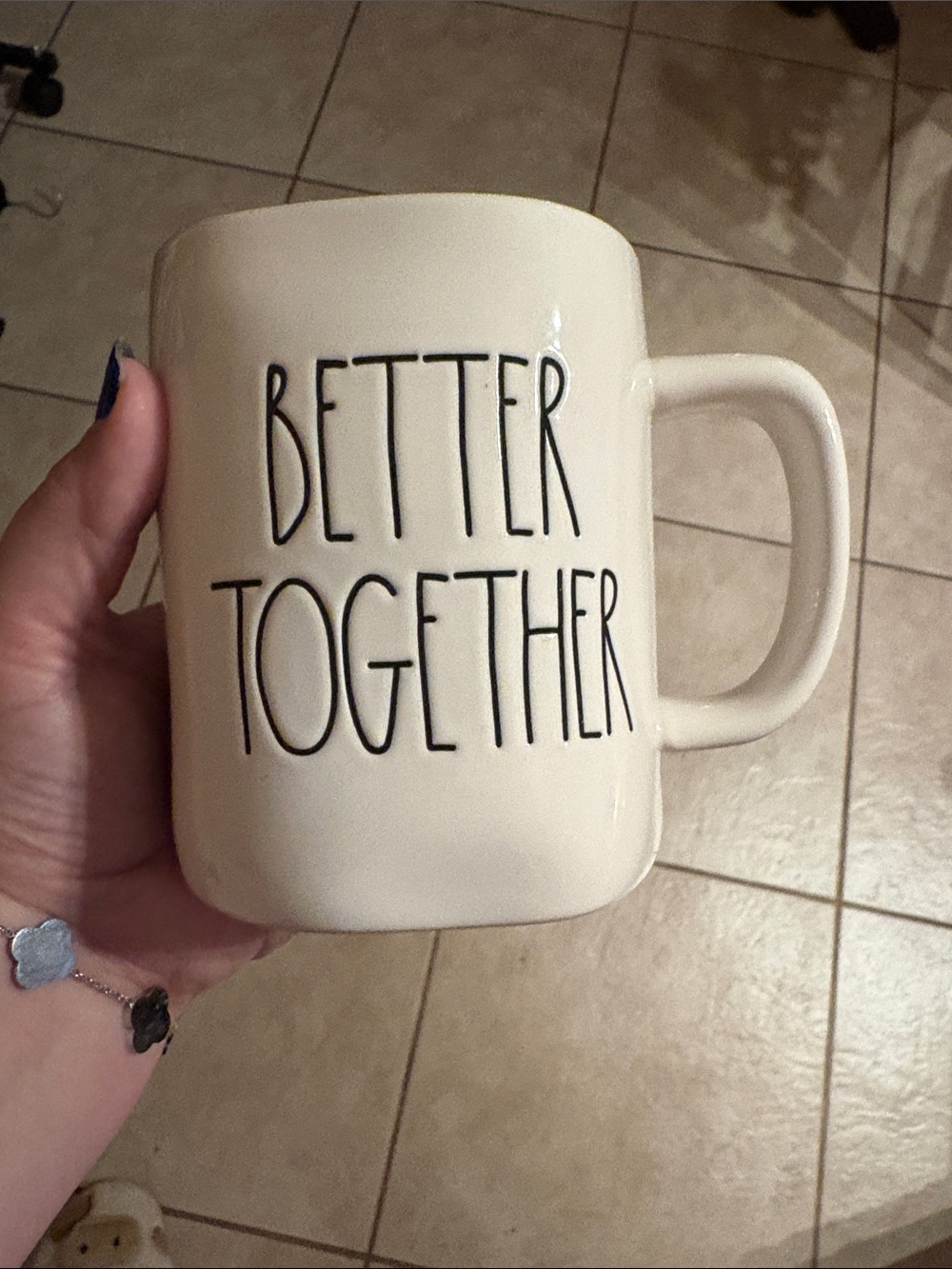 Rae Dunn Cream 'Better Together' Mug